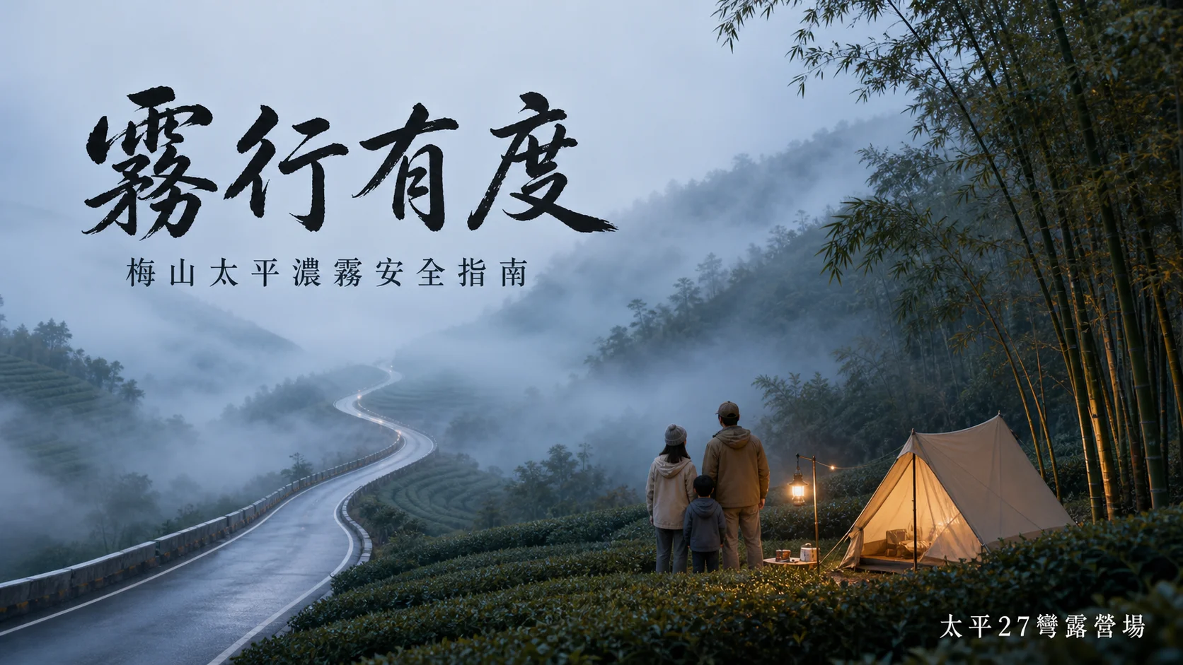 【霧行有度】梅山太平露營遇到濃霧怎麼辦？安全判斷與行動指南